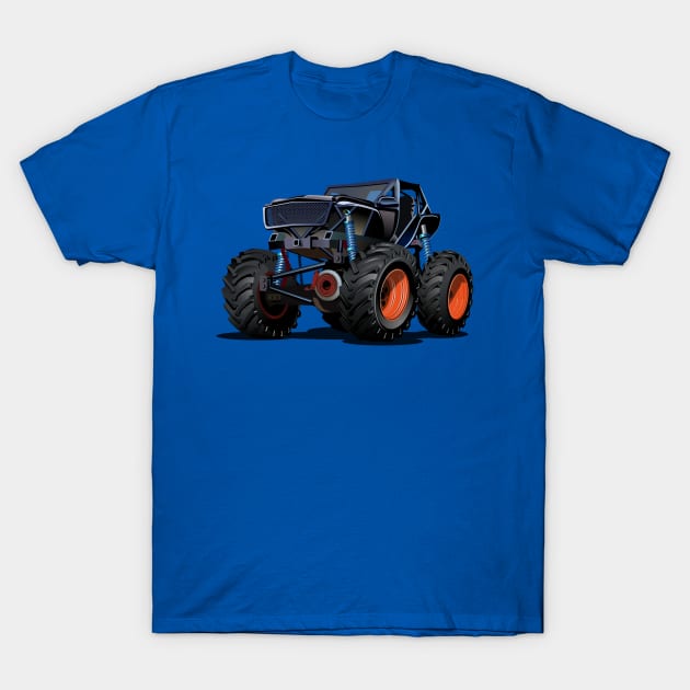 Cartoon Monster Truck T-Shirt by Mechanik